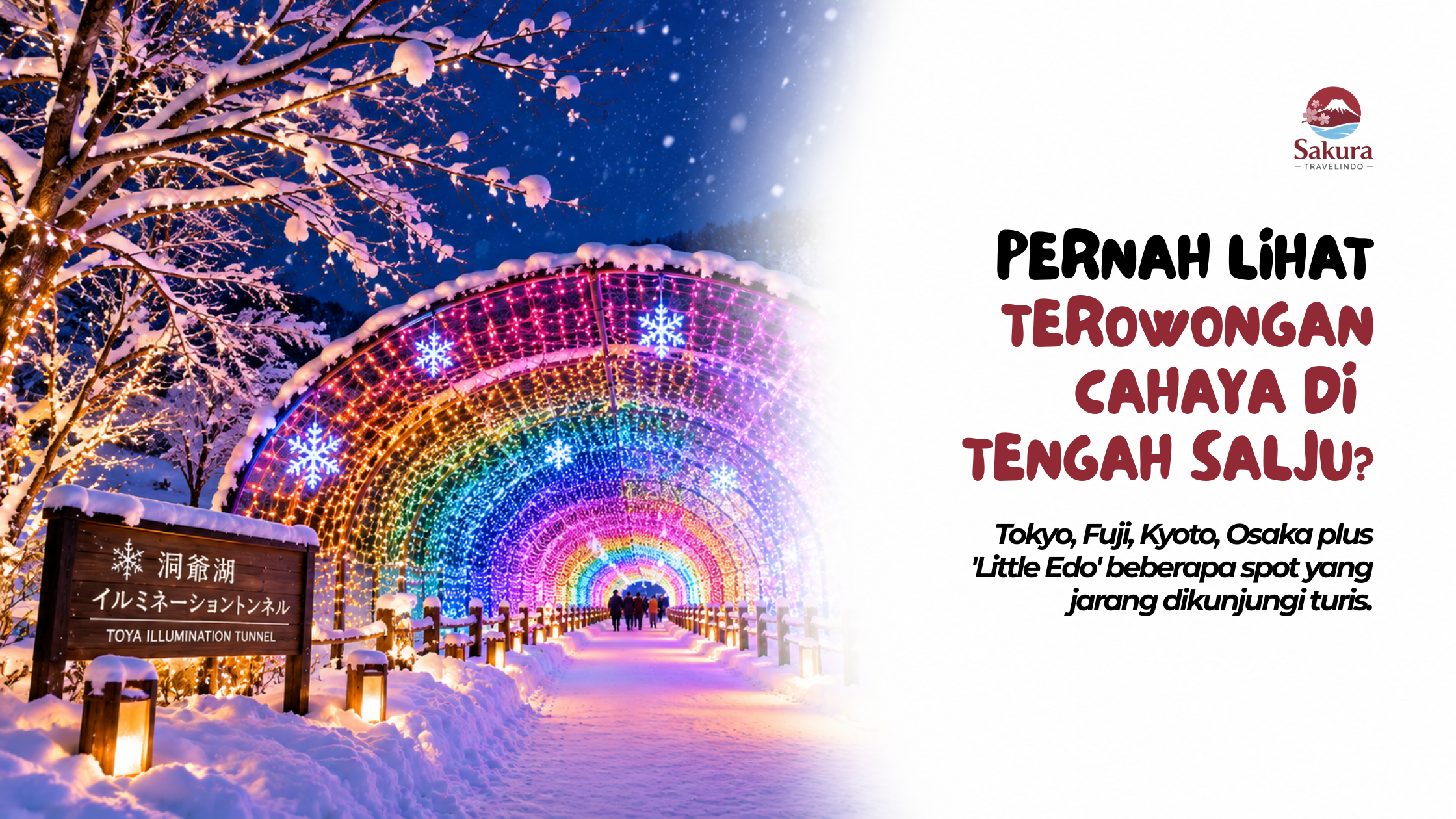 Favorite Winter Japan Hokkaido + Toya Illumination & Mitsui Outlet